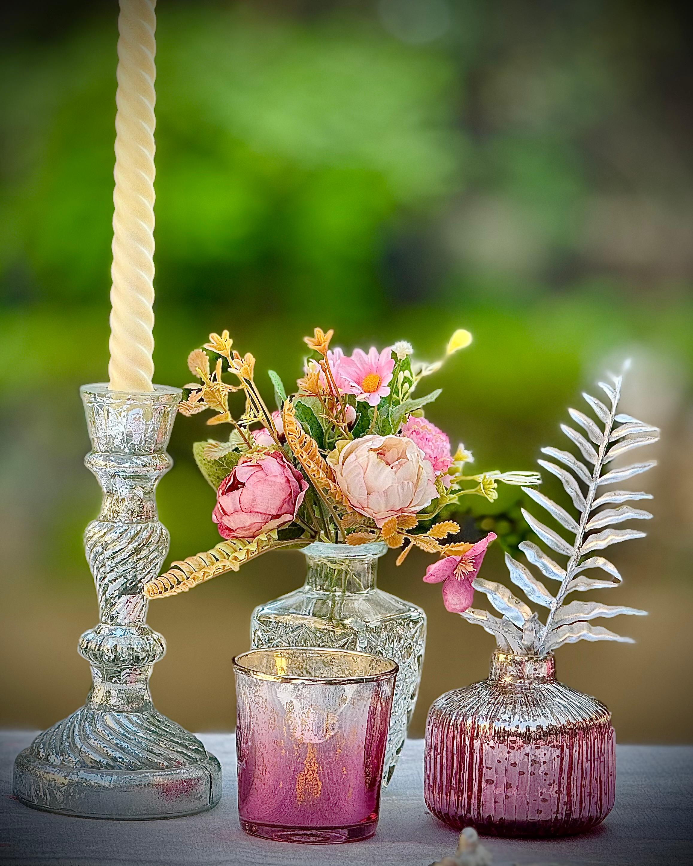 Winter Blush - Pink and Silver Luxurious Table Setup