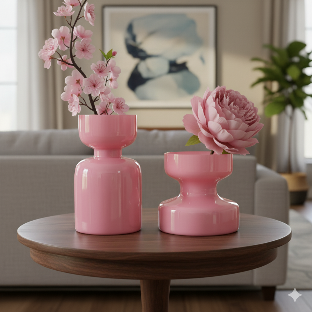 Bubblegum Pink - Vase and Vase Set
