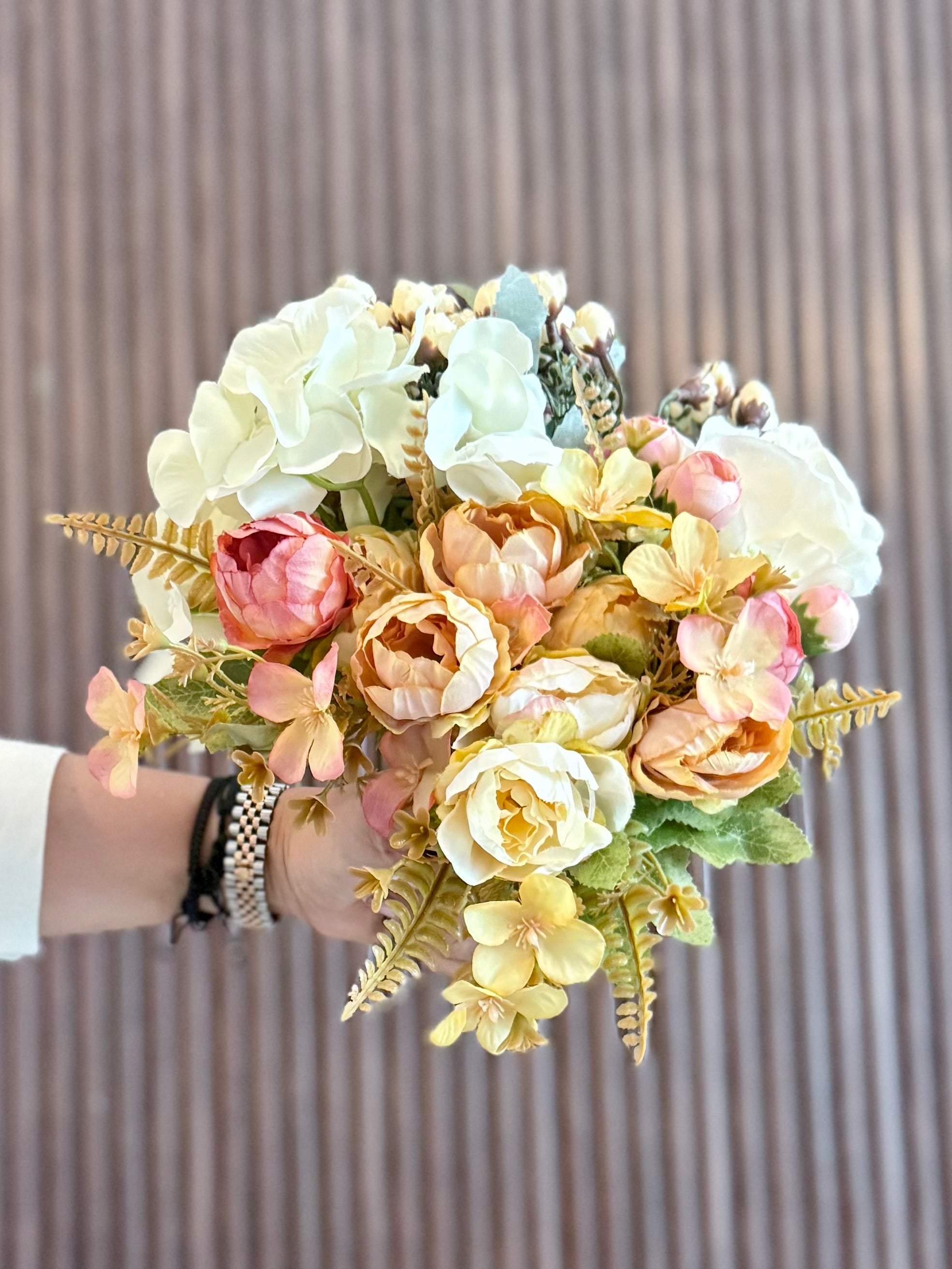 Sunlit Peony Bouquet