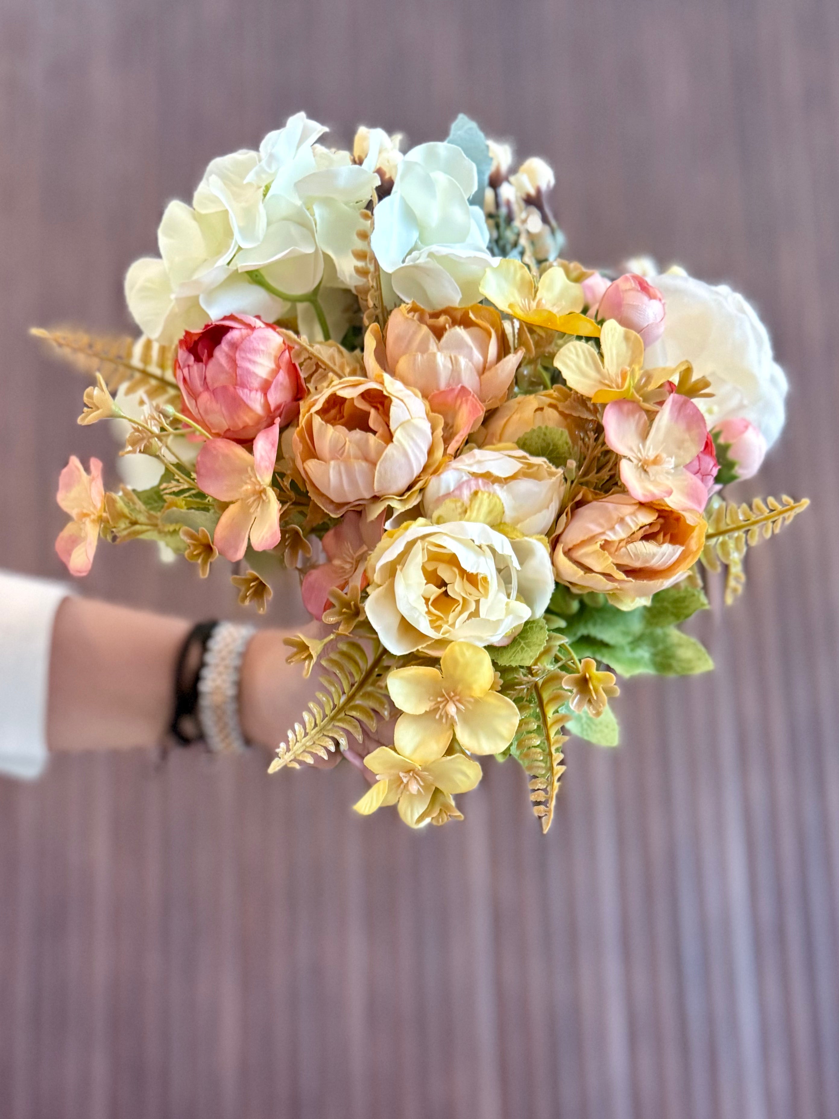 Sunlit Peony Bouquet