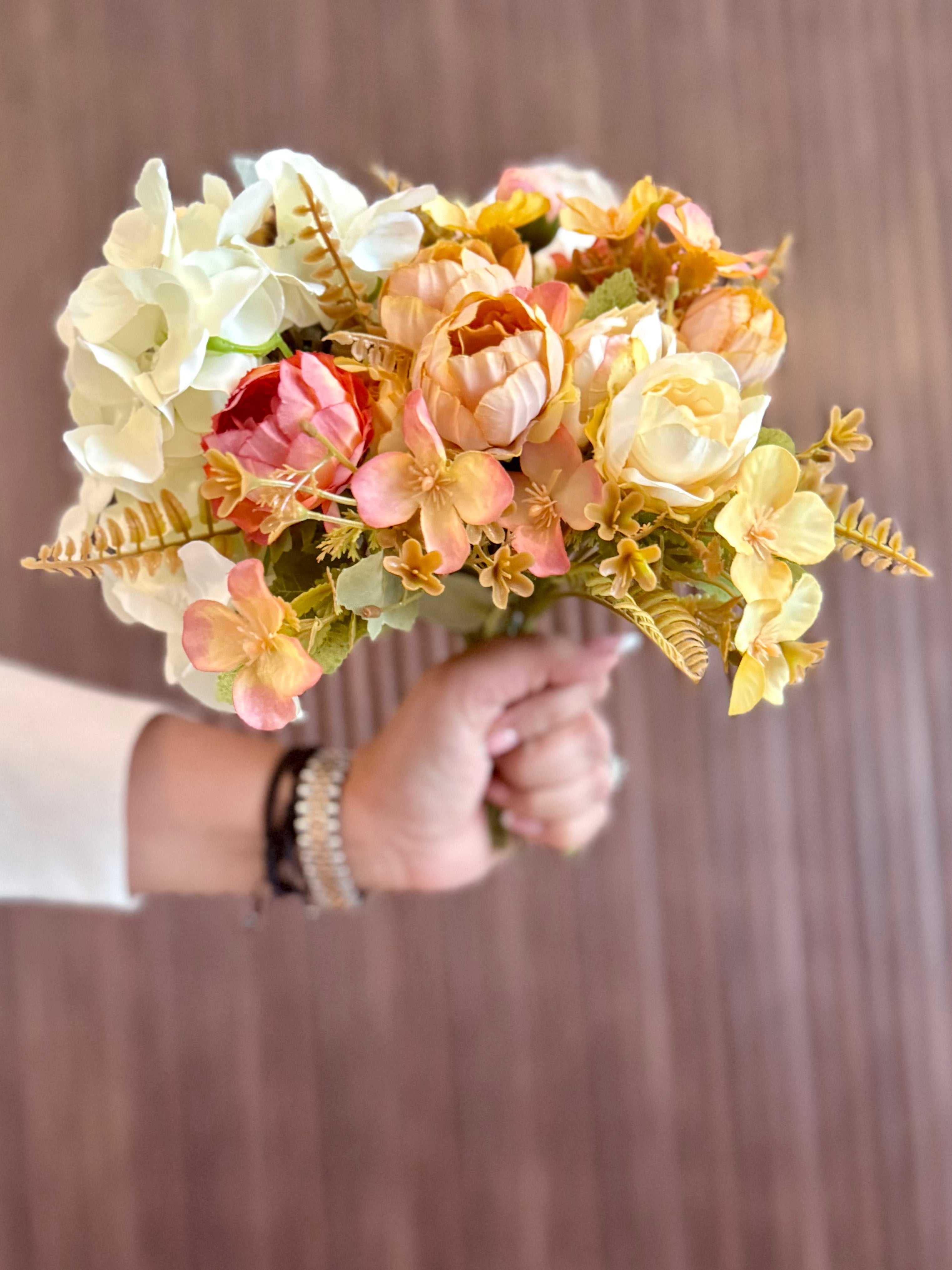 Sunlit Peony Bouquet
