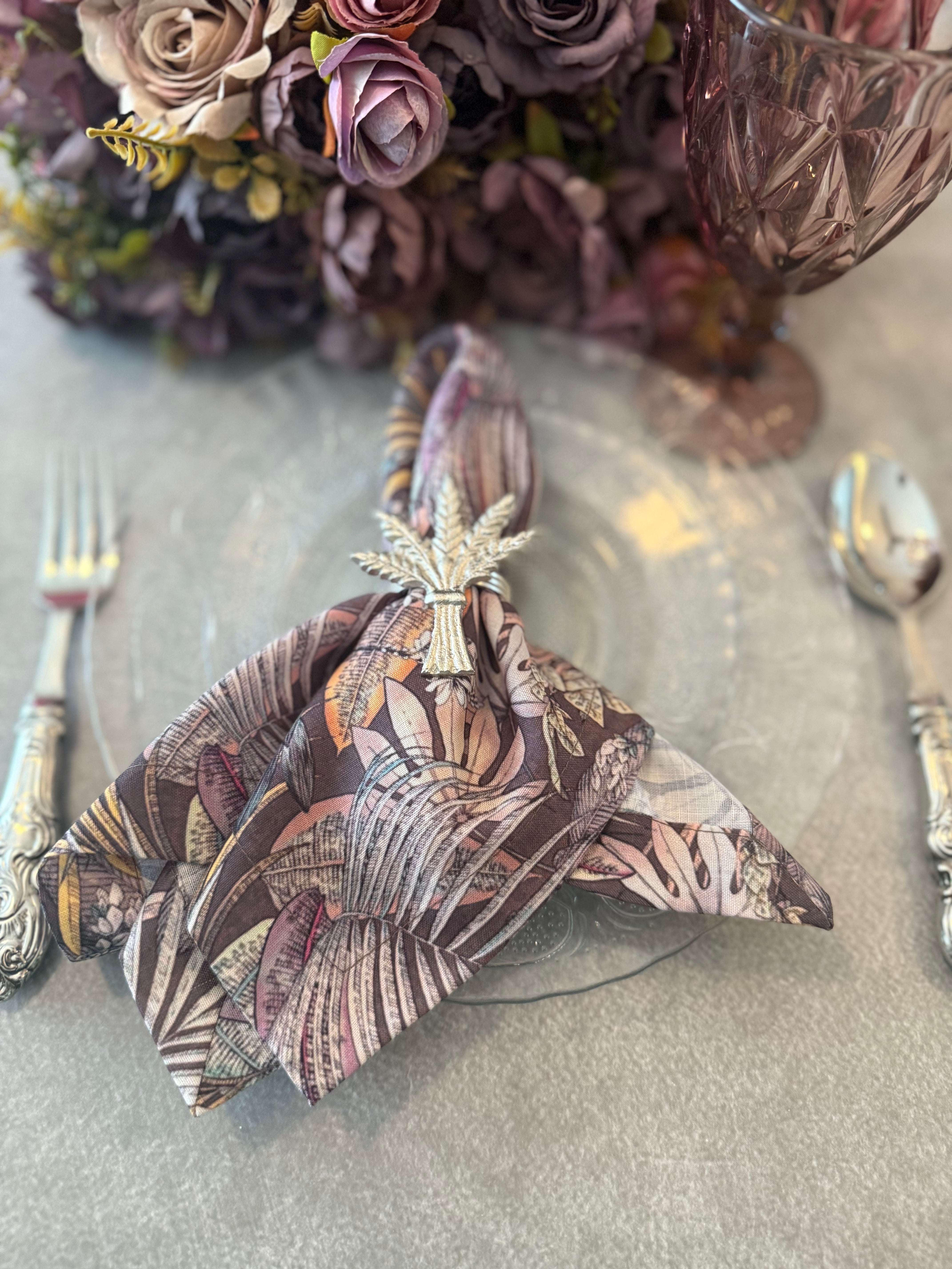 Olive Leaf Napkin Rings