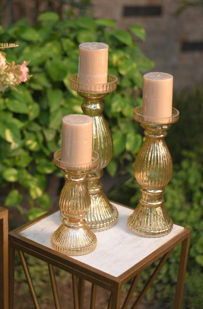 Set of 3 Candle Stands