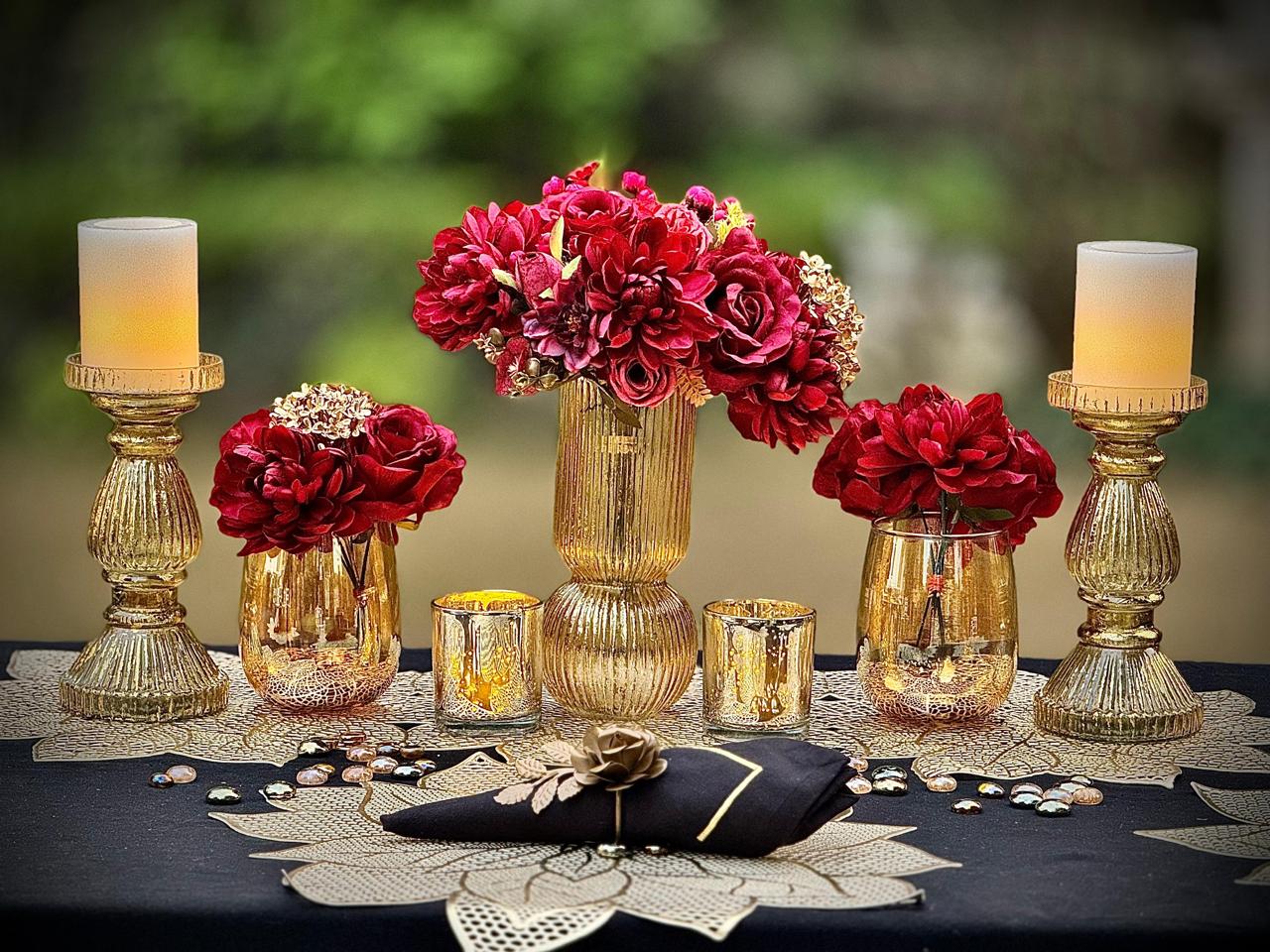 Venetian Opulence Table Set-up