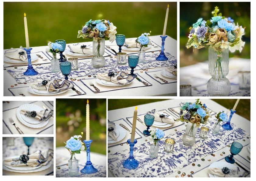 Santorini Charm Table Set-up